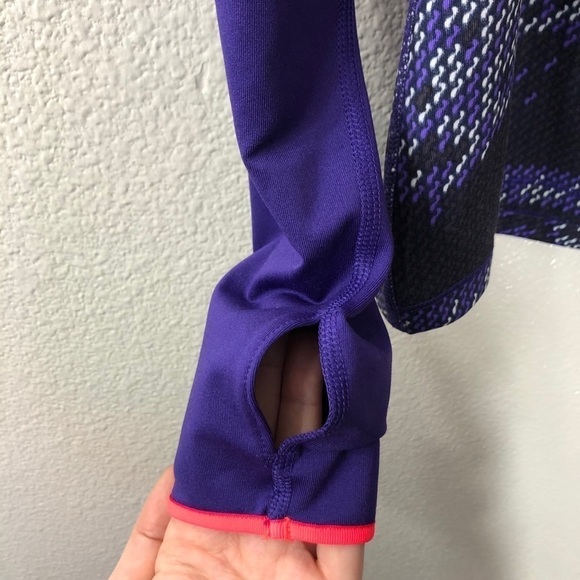 Nike Pro Dri-Fit Purple Workout Sweatshirt - Picture 3 of 5